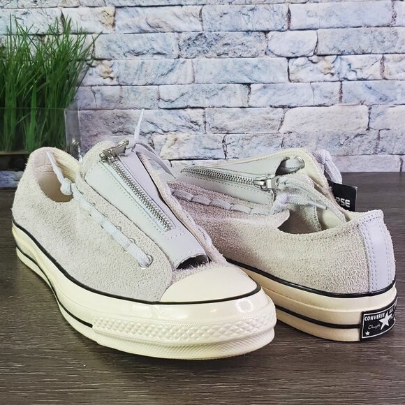 New Converse Chuck 70 Zip Ox 'Pure Platinum' - Picture 1 of 7
